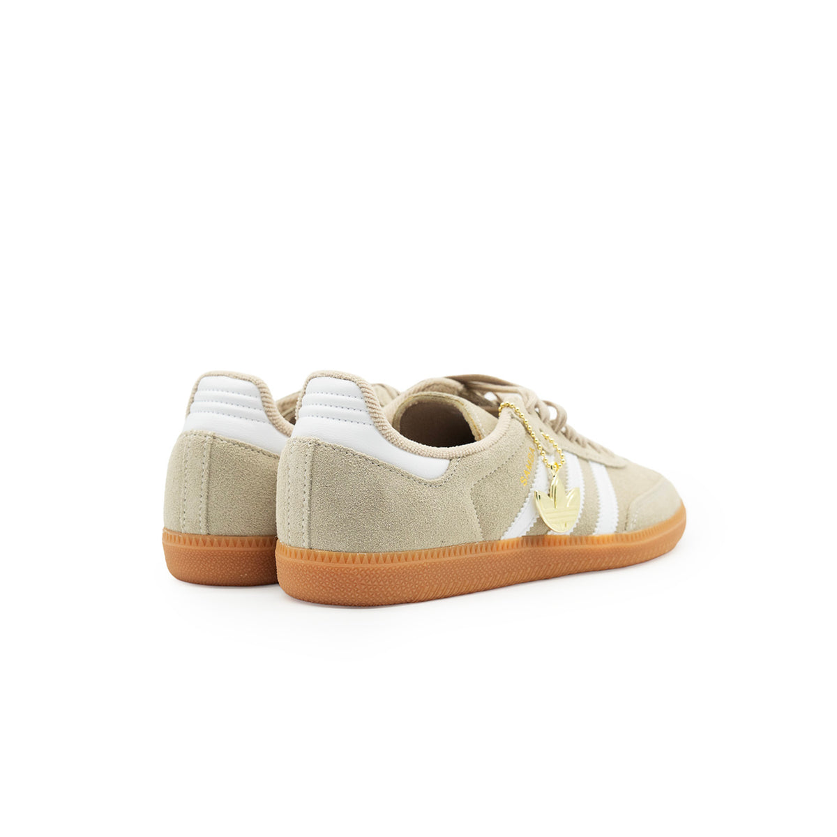 Sneakers Adidas Samba OG Femme gris et écru – vue 4