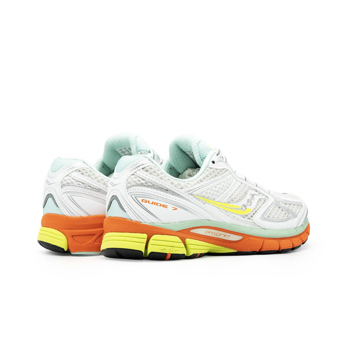 Chaussure de running Saucony ProGrid Guide 7 blanc et multicolore – vue 4