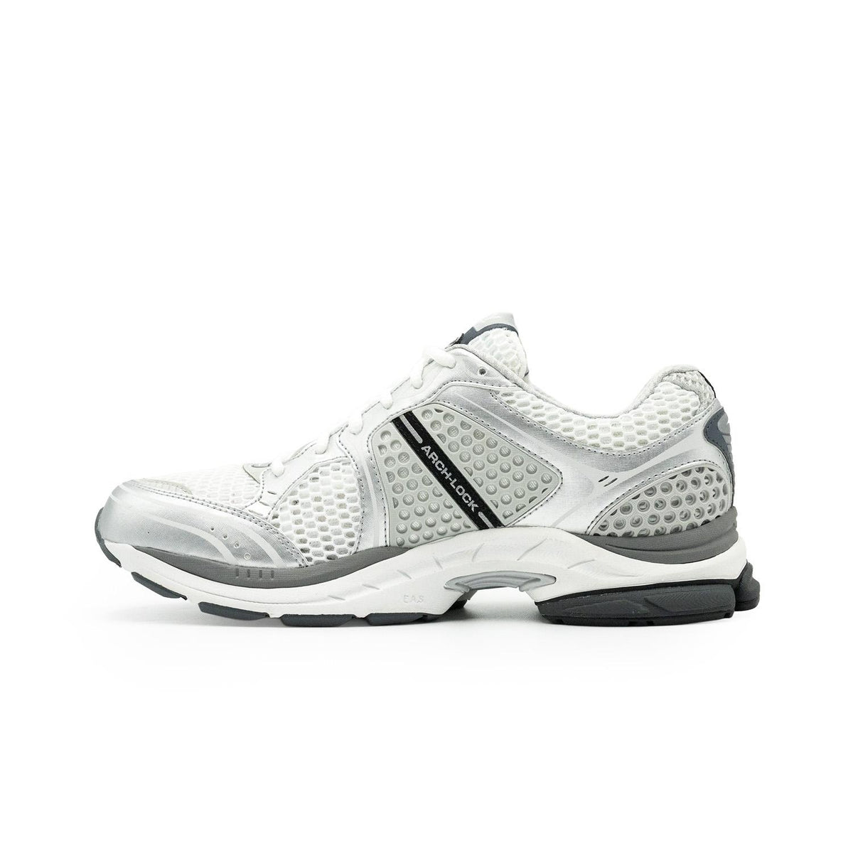 Chaussure de running Saucony ProGrid Triumph 4 blanc et argent – vue 2