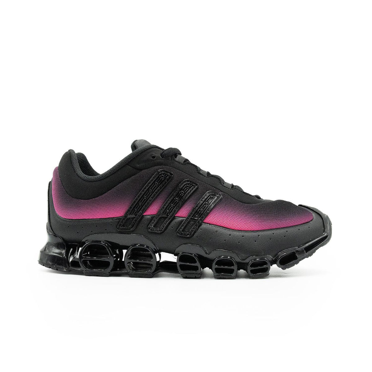 Sneakers Adidas Megaride noir et rose – vue 1