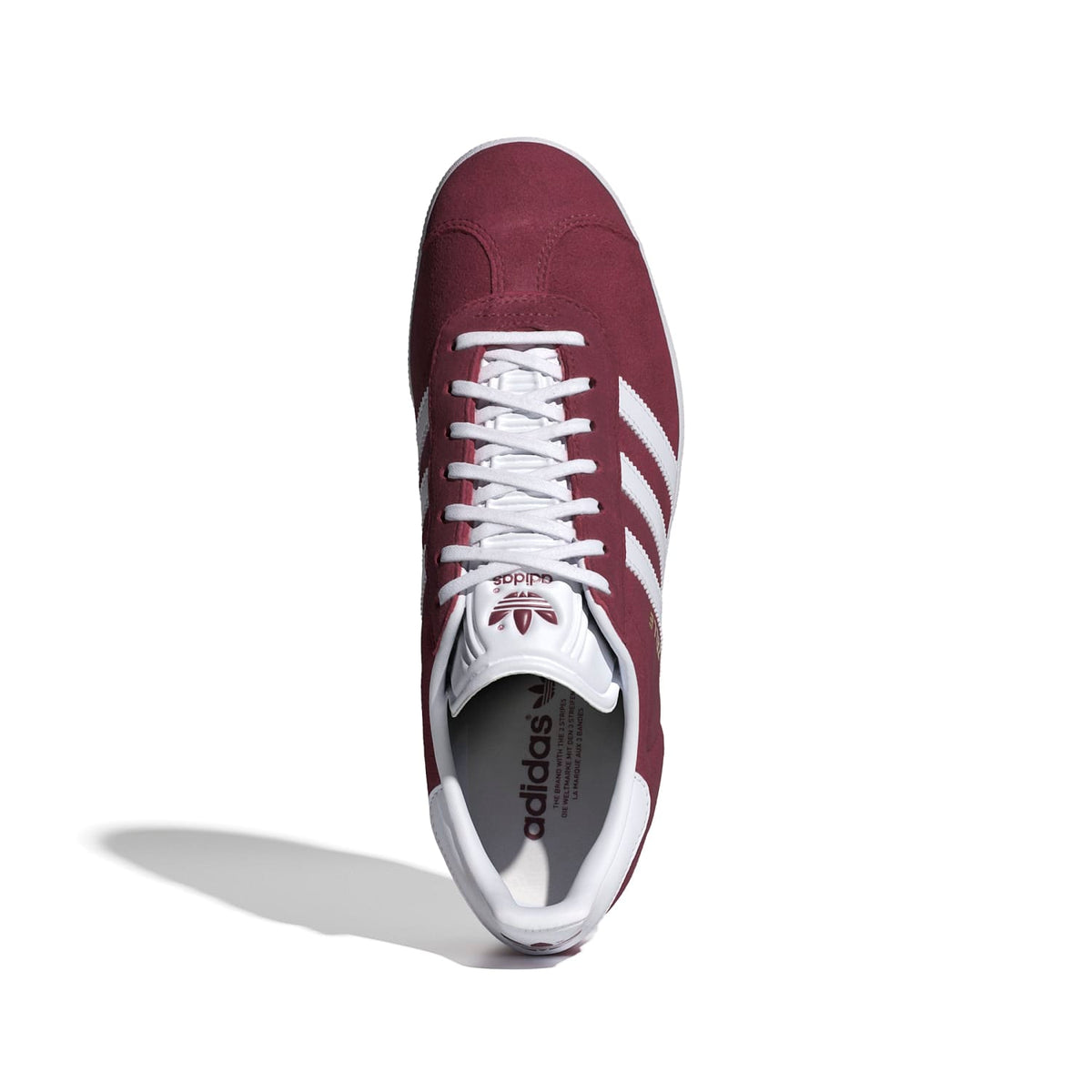 Sneakers Adidas Gazelle rouge et blanc – vue 5