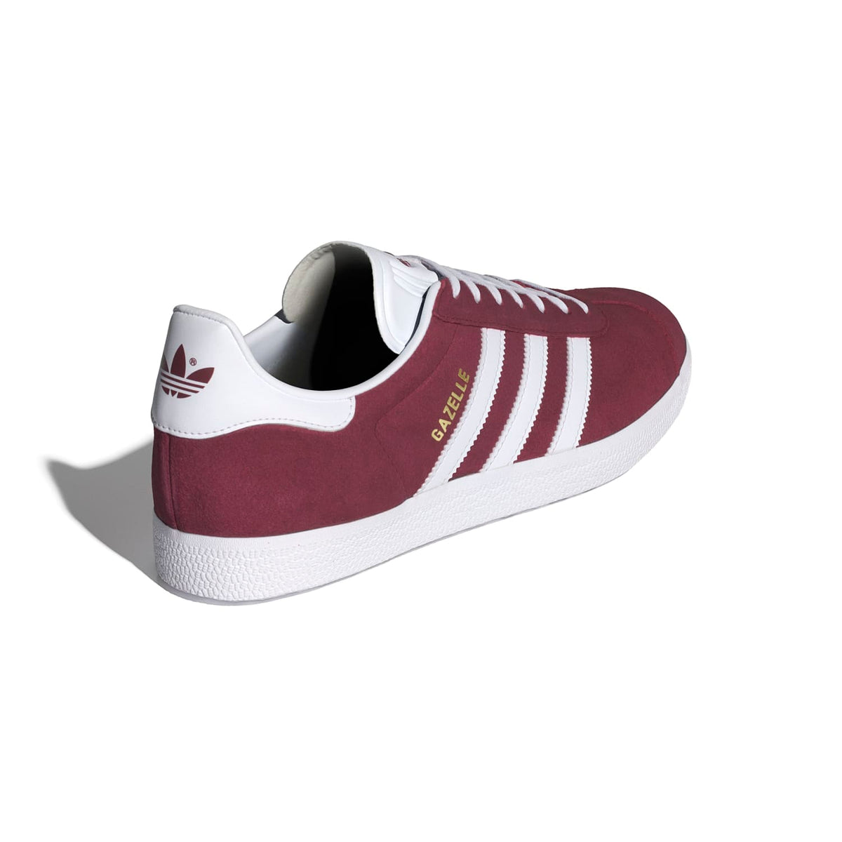 Sneakers Adidas Gazelle rouge et blanc – vue 3
