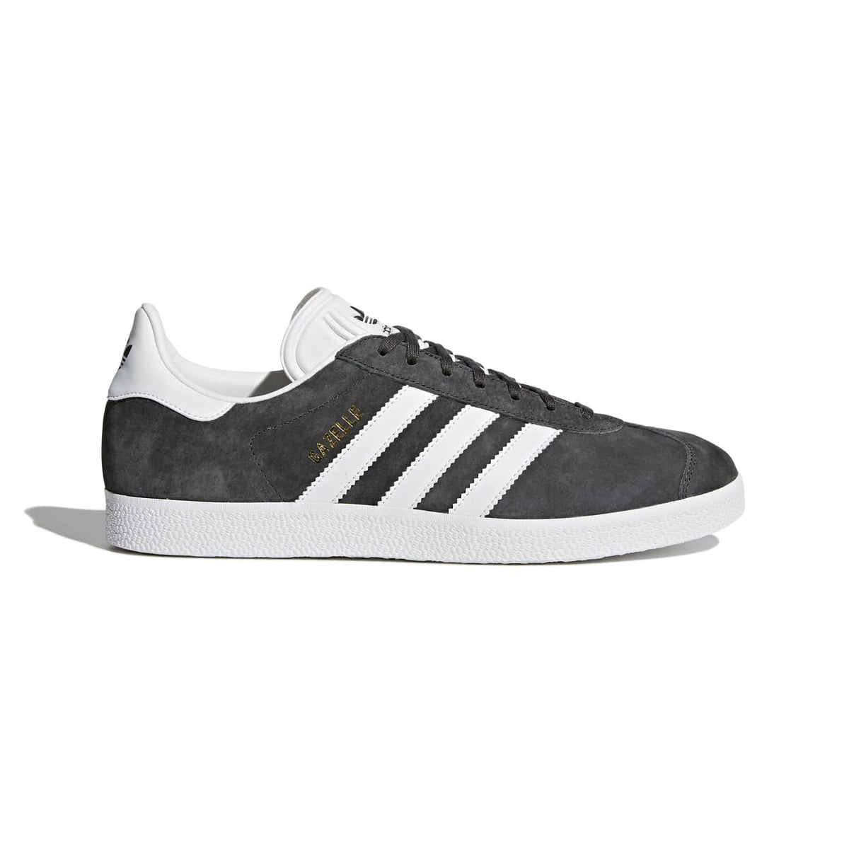 Sneakers Adidas Gazelle blanc et or – vue 1