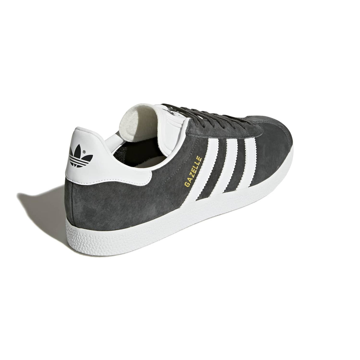 Sneakers Adidas Gazelle blanc et or – vue 5