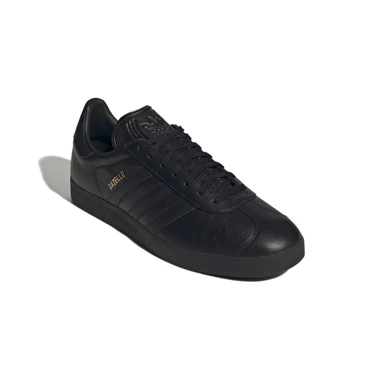 Sneakers Adidas Gazelle noir et or – vue 2