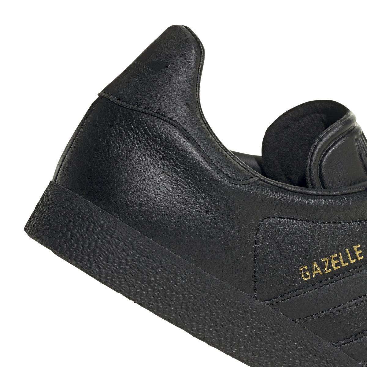Sneakers Adidas Gazelle noir et or – vue 4