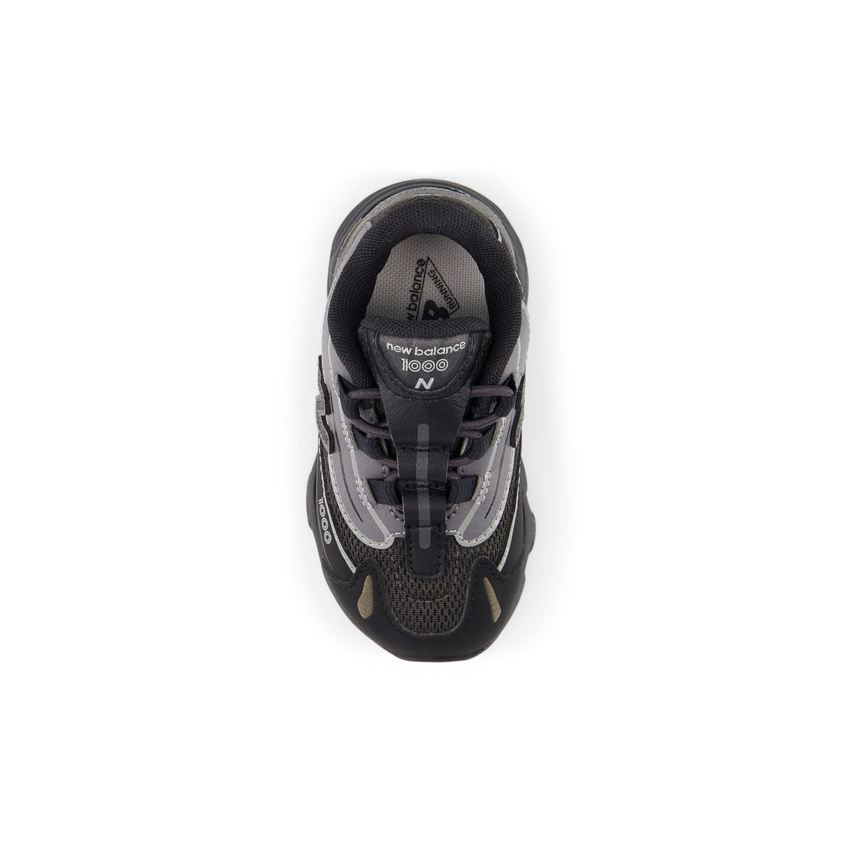 Sneakers New Balance 1000 Bébé noir et gris – vue 4