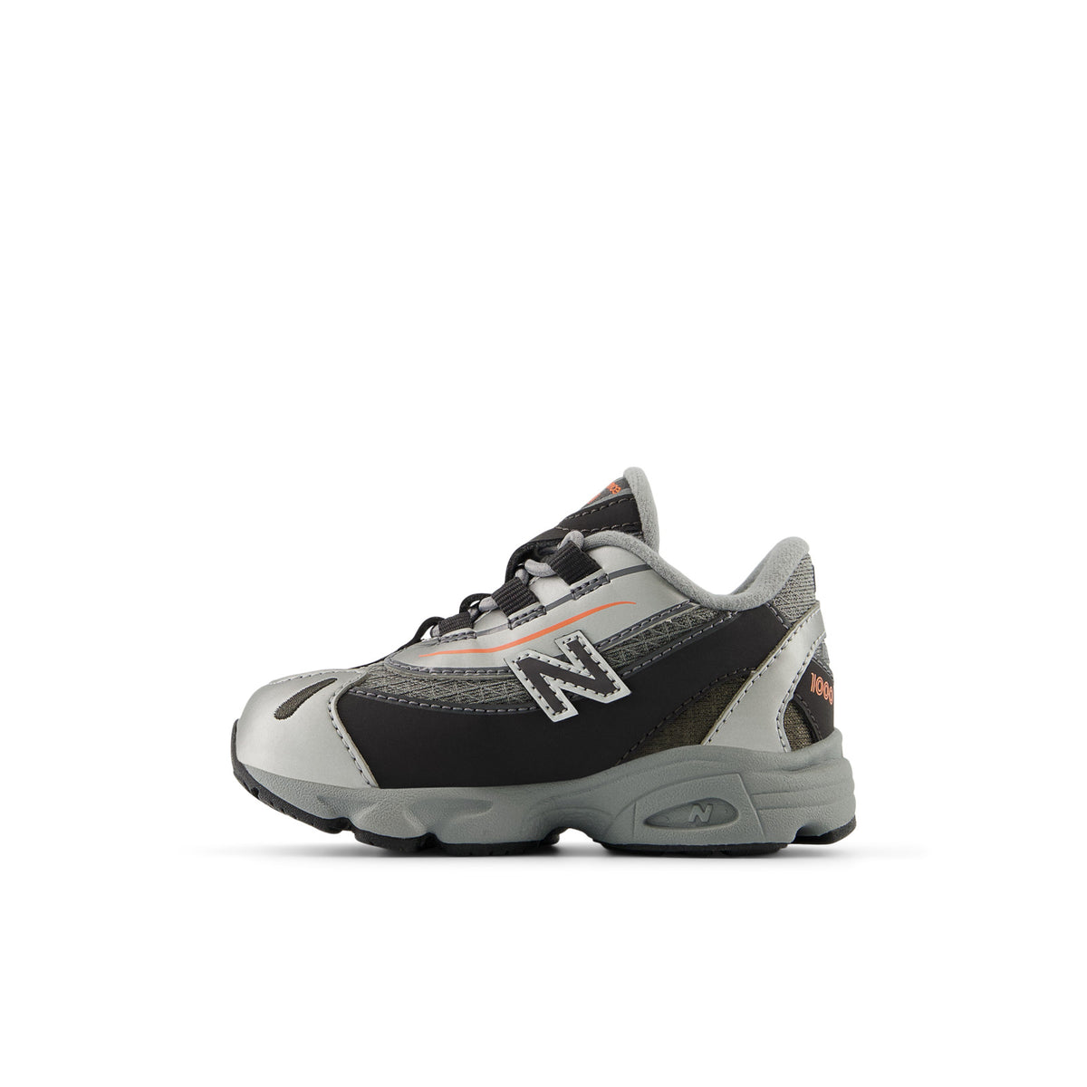 Sneakers New Balance 1000 Bébé argent et orange – vue 2