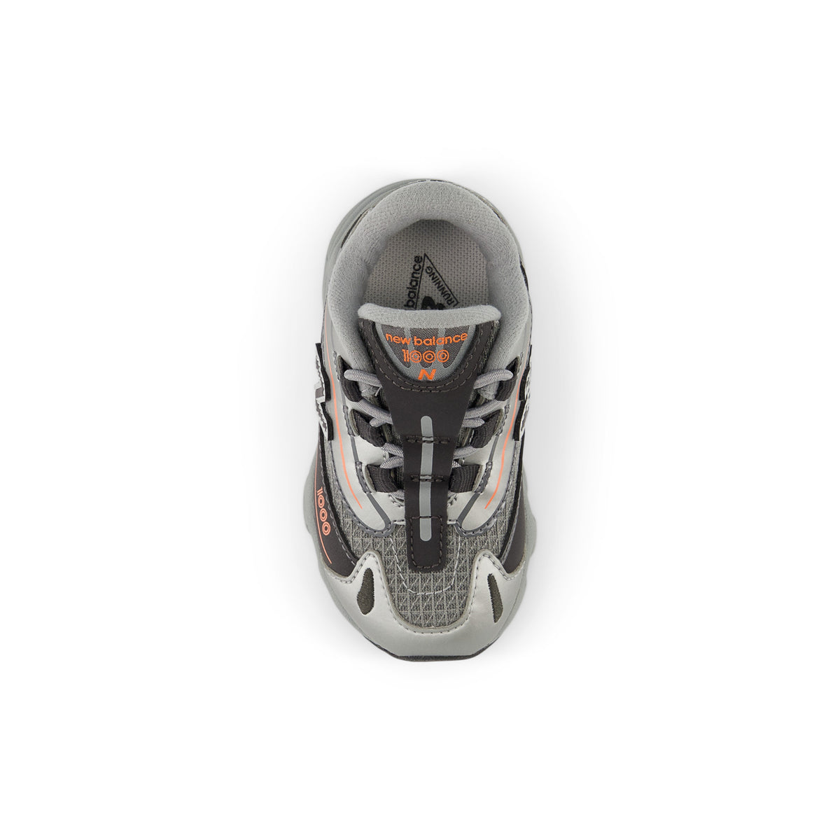 Sneakers New Balance 1000 Bébé argent et orange – vue 4