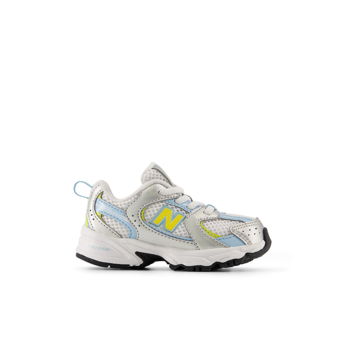 Sneakers New Balance 530 Bébé argent et blanc – vue 1