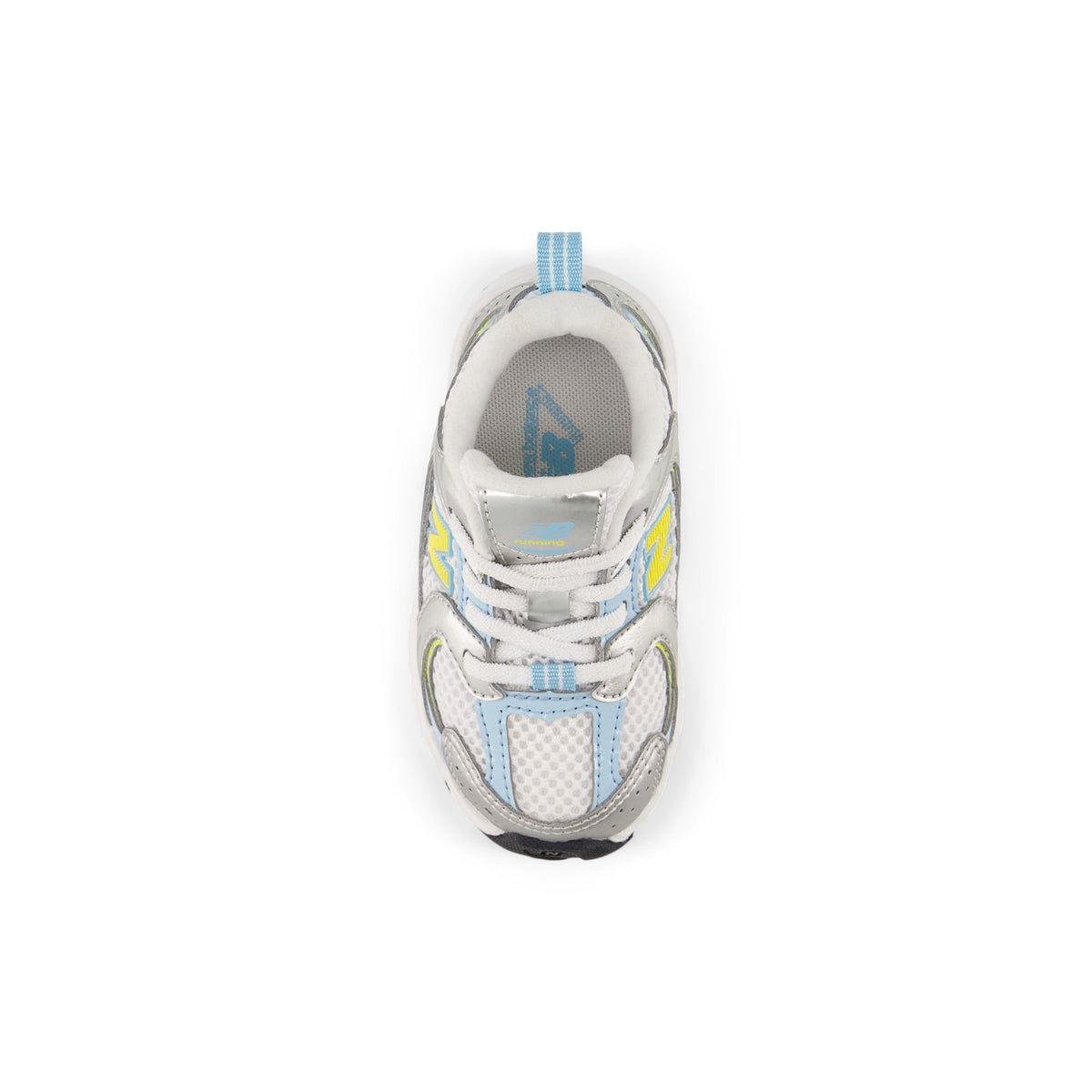 Sneakers New Balance 530 Bébé argent et blanc – vue 4