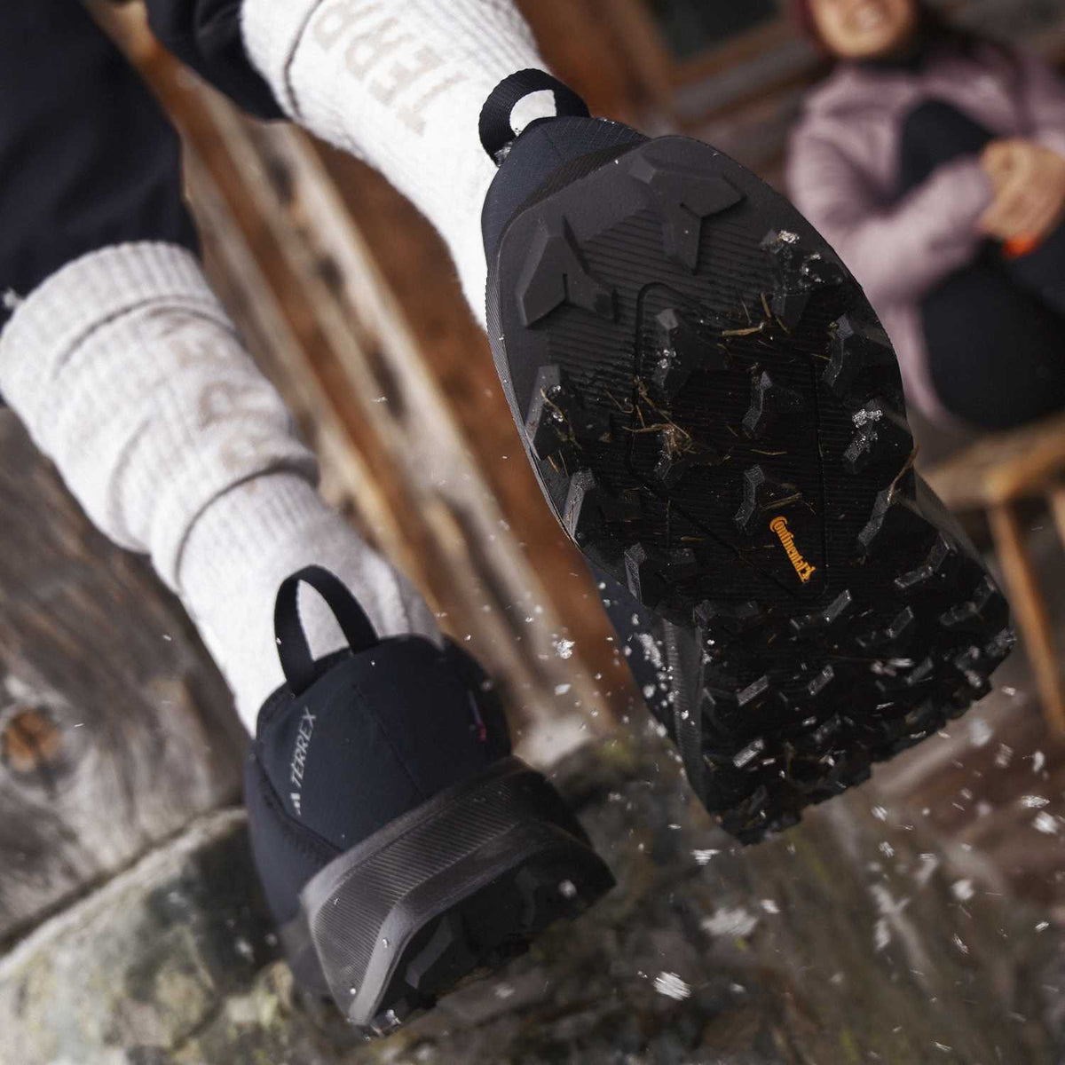 Chaussure de randonnée Adidas Terrex Winter Slip-On noir – vue 10