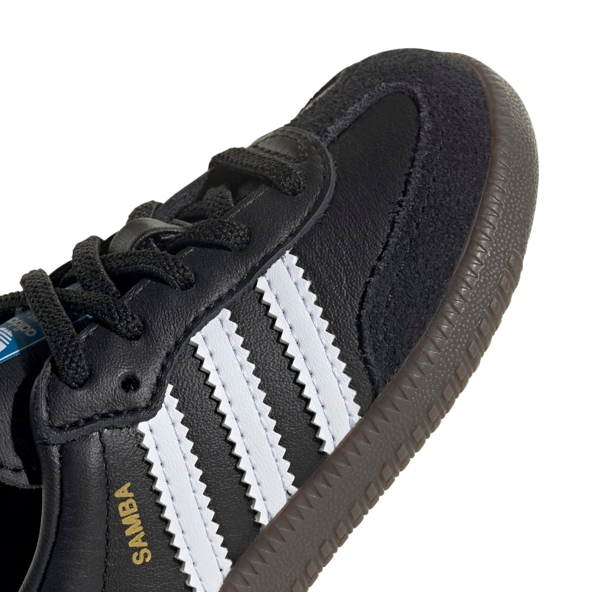 Sneakers Adidas Samba OG Bébé noir et blanc – vue 6
