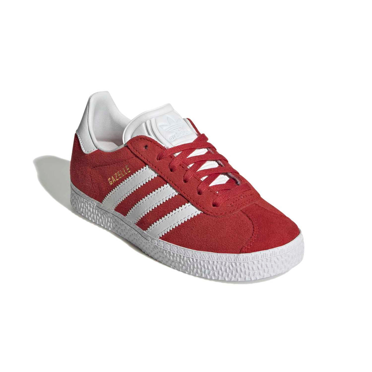 Sneakers Adidas Gazelle Enfant rouge et blanc – vue 3