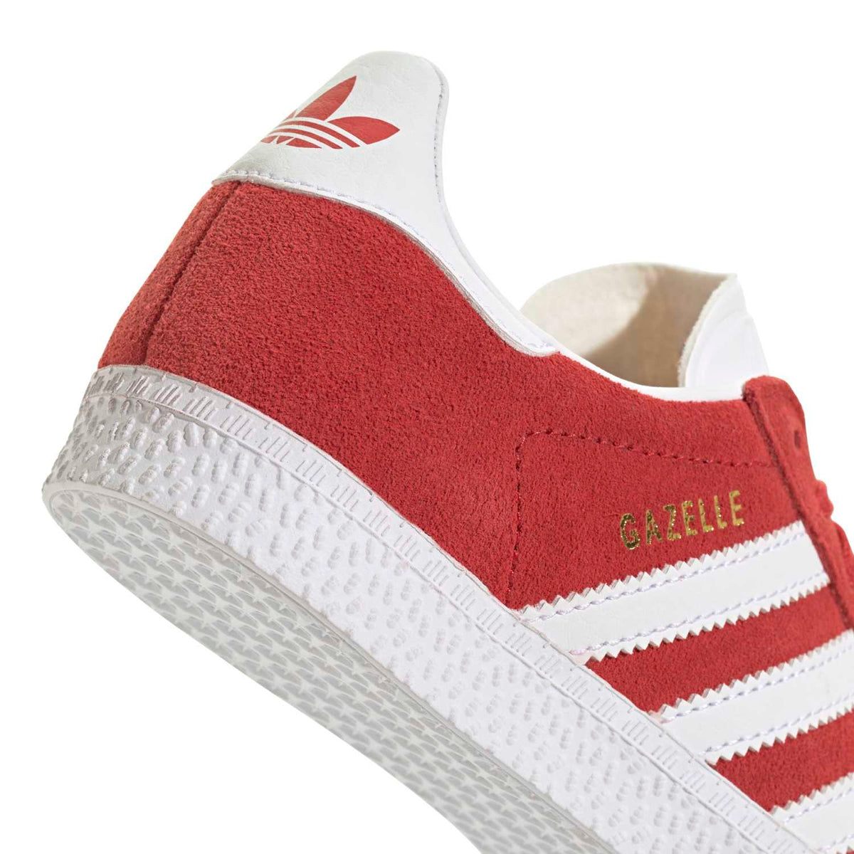 Sneakers Adidas Gazelle Enfant rouge et blanc – vue 5