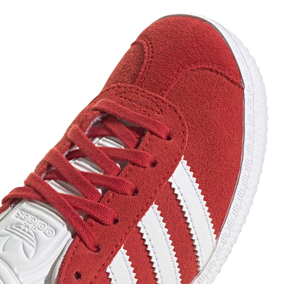 Sneakers Adidas Gazelle Enfant rouge et blanc – vue 6