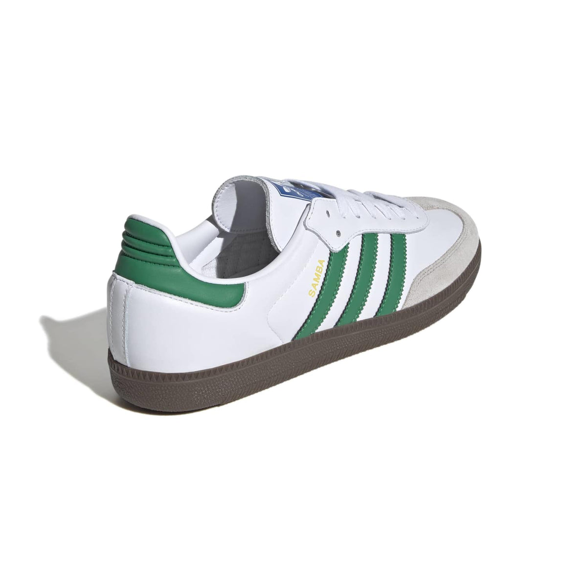 Sneakers Adidas Samba OG blanc et vert – vue 4