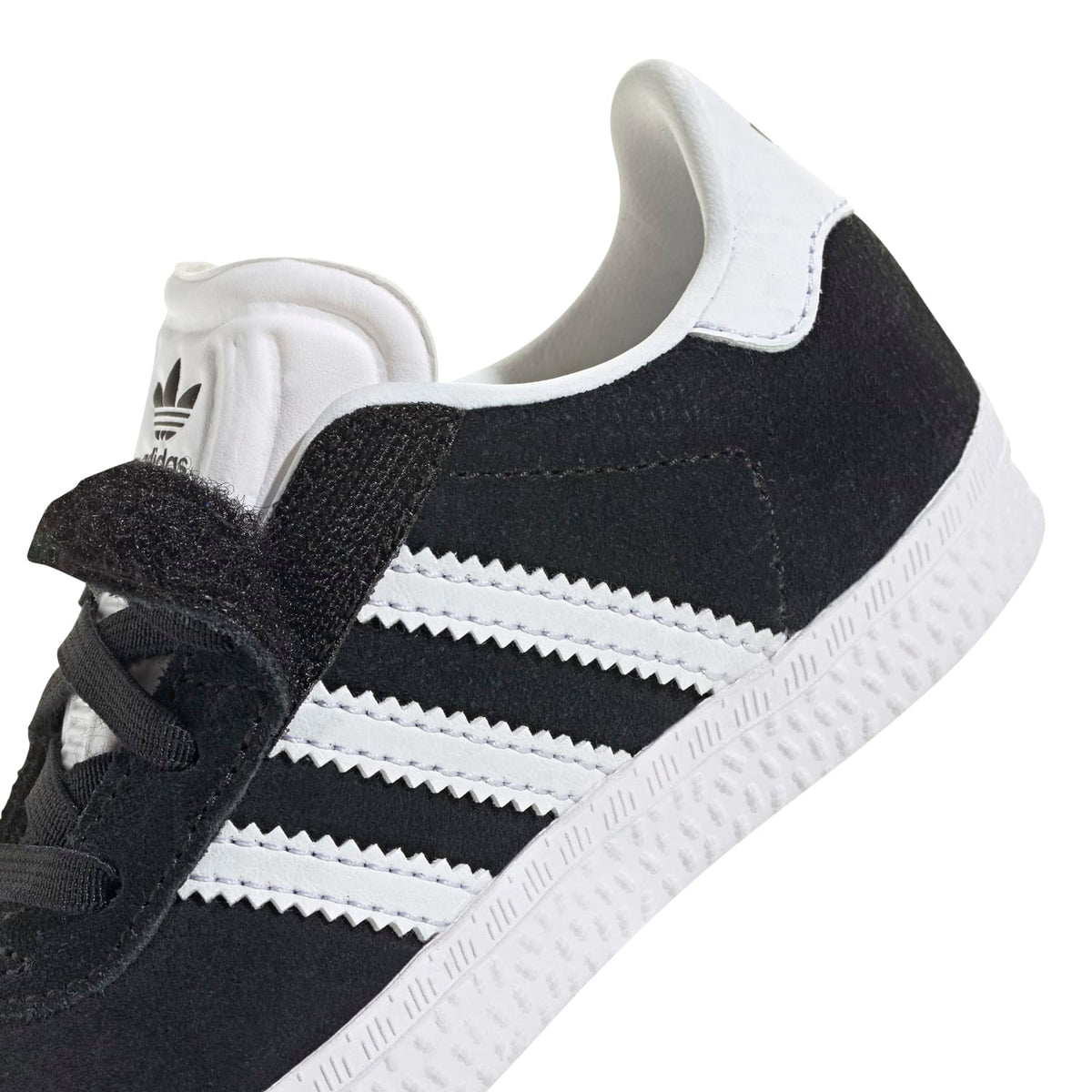 Sneakers Adidas Gazelle Bébé noir et blanc – vue 7