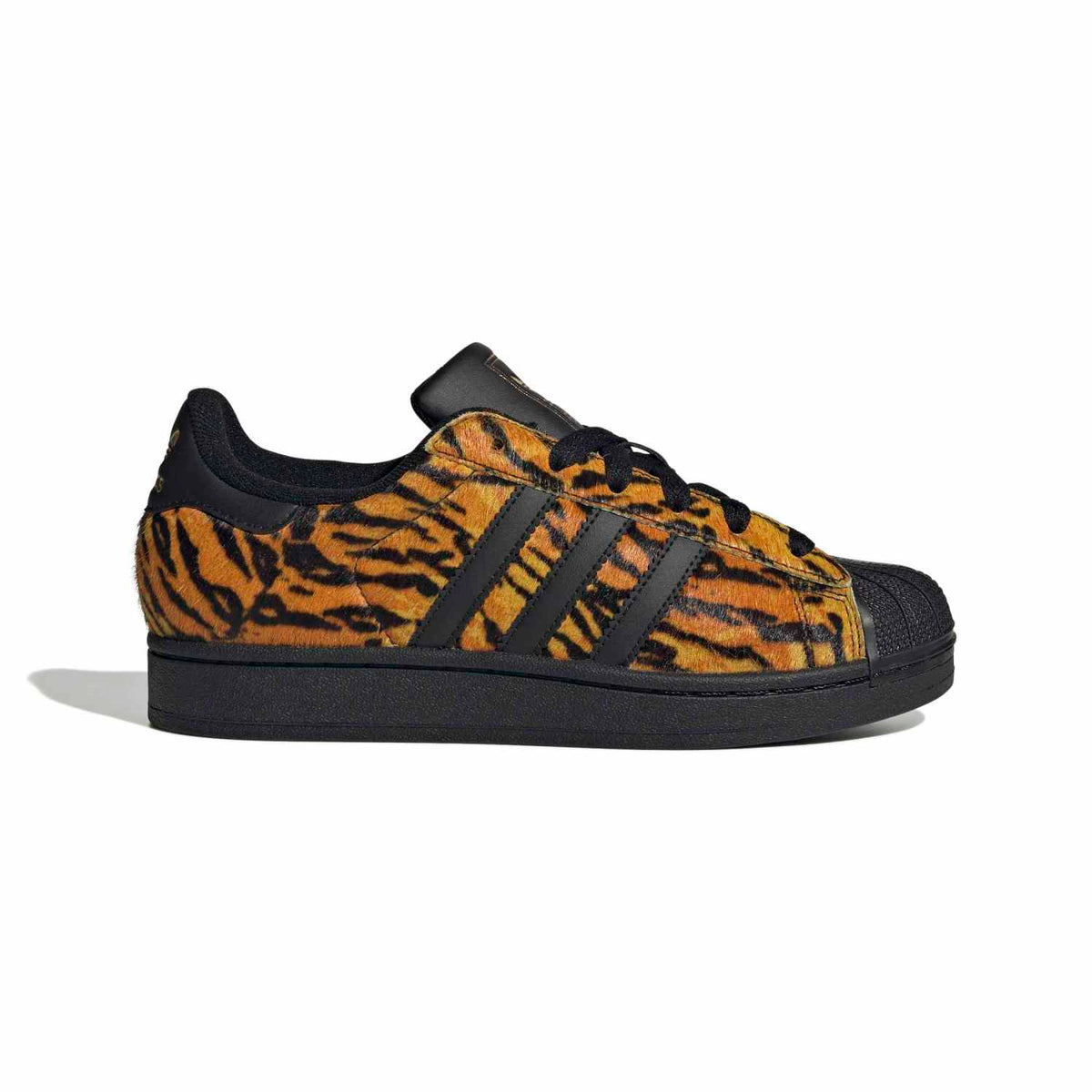 Sneakers Adidas Superstar II Femme imprimé et jaune – vue 1
