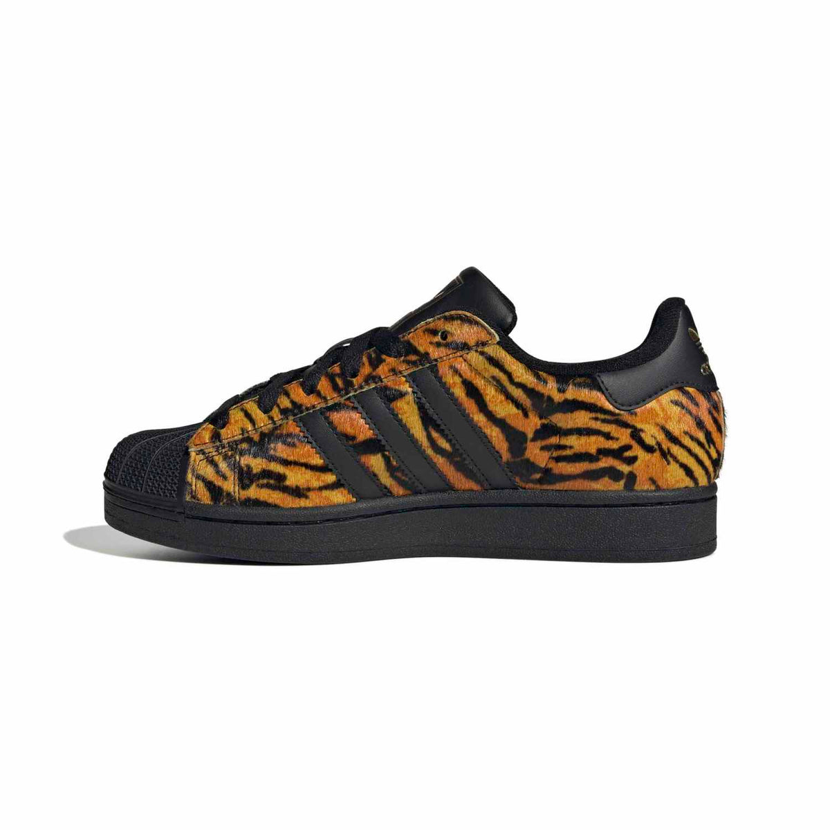 Sneakers Adidas Superstar II Femme imprimé et jaune – vue 2