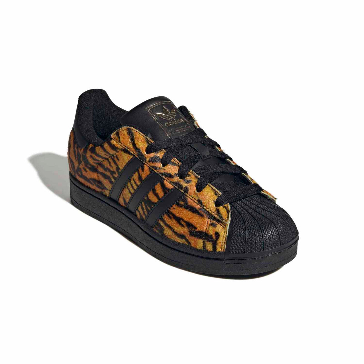 Sneakers Adidas Superstar II Femme imprimé et jaune – vue 3