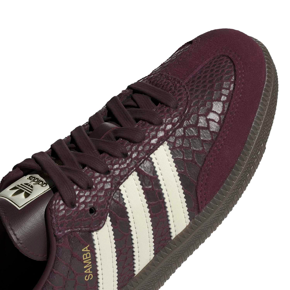 Sneakers Adidas Samba OG Femme rouge et écru – vue 5