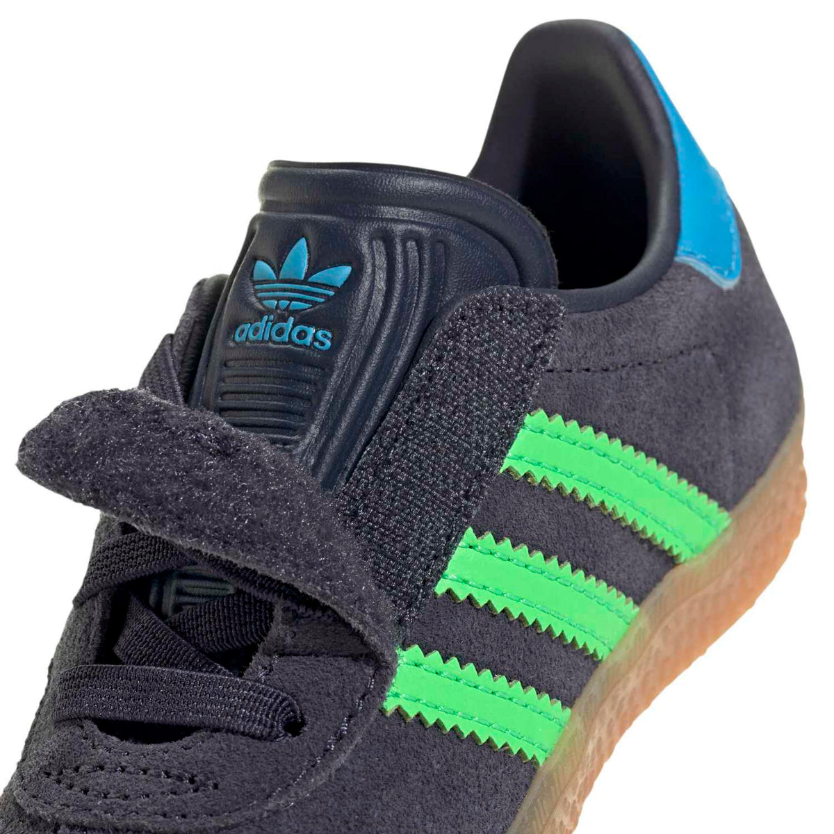 Sneakers Adidas Gazelle Bébé bleu et vert – vue 5