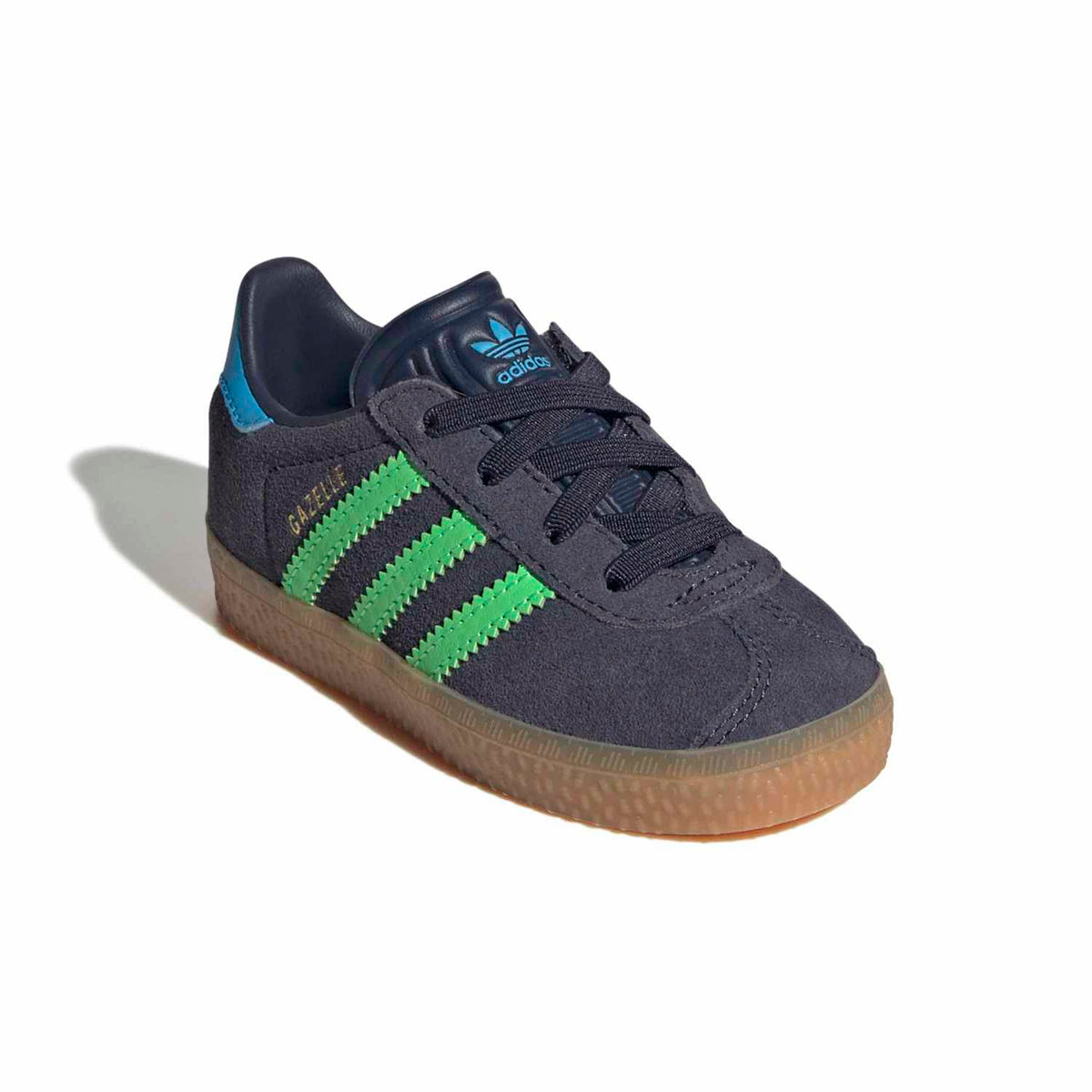 Sneakers Adidas Gazelle Bébé bleu et vert – vue 3