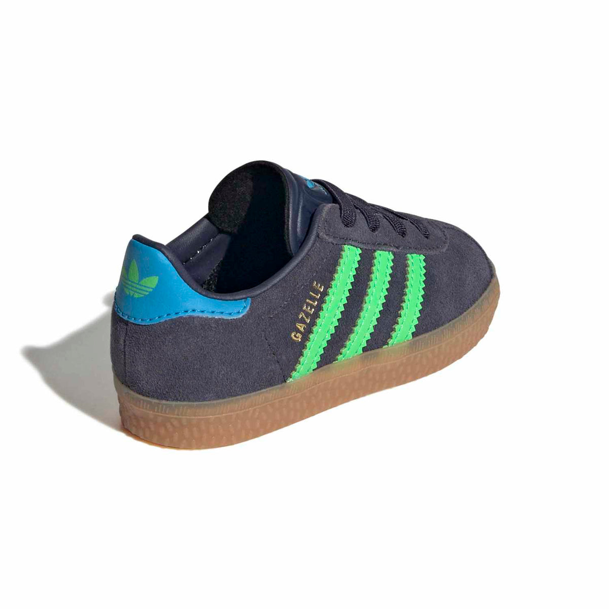 Sneakers Adidas Gazelle Bébé bleu et vert – vue 4