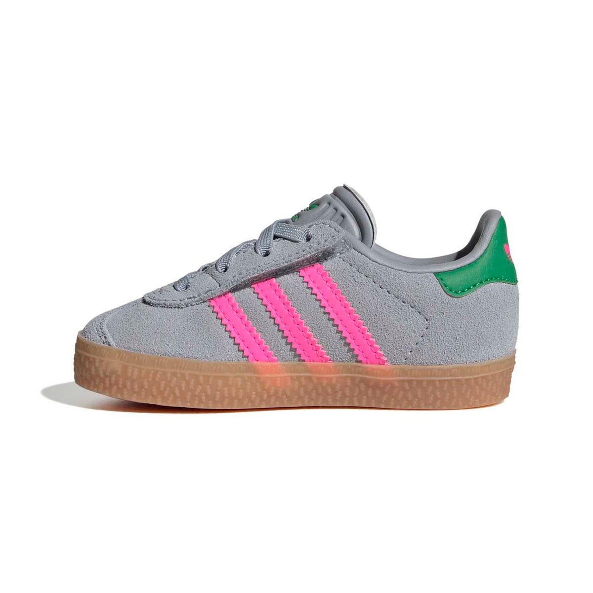Sneakers Adidas Gazelle Bébé gris et rose – vue 2