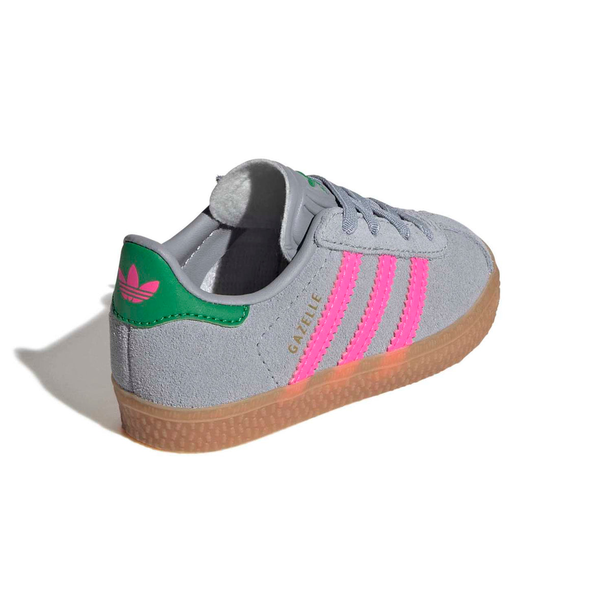 Sneakers Adidas Gazelle Bébé gris et rose – vue 4