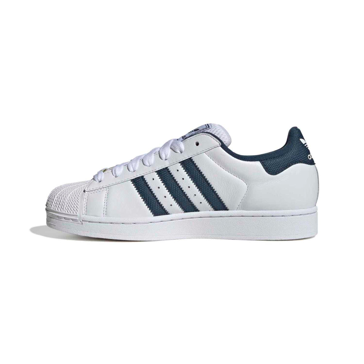 Sneakers Adidas Superstar II blanc et bleu – vue 2