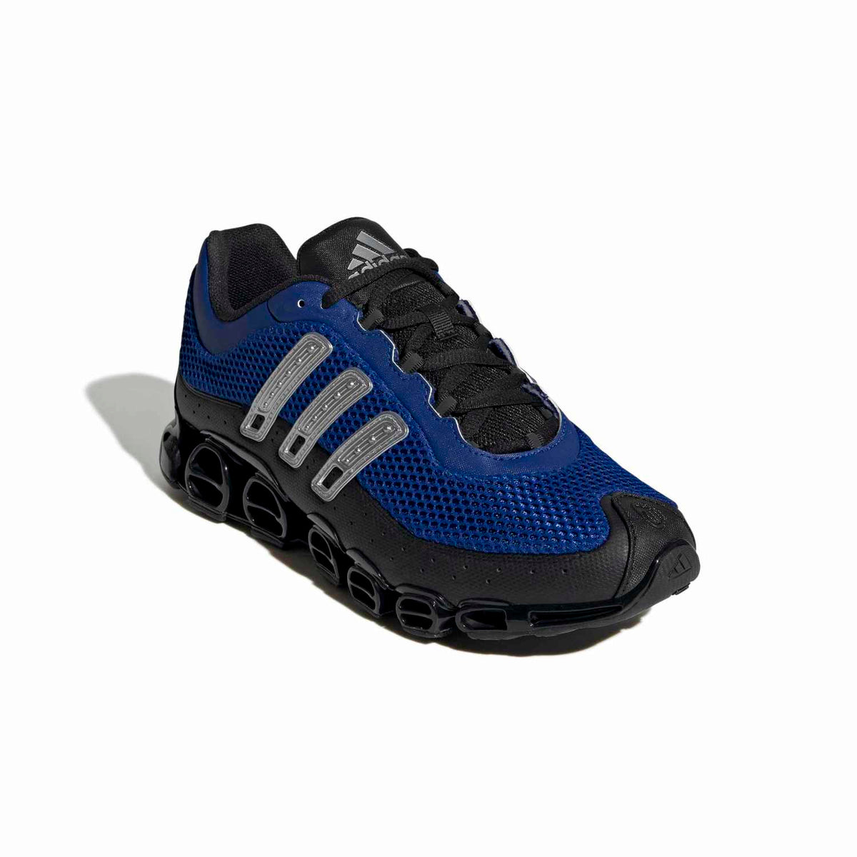 Sneakers Adidas Megaride bleu et argent – vue 3