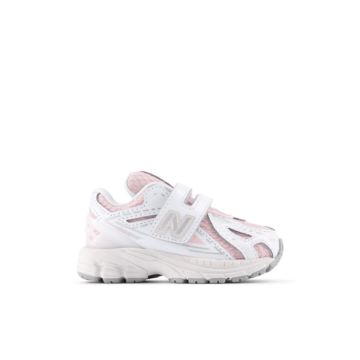 Sneakers New Balance 1906 Hook & Loop Bébé blanc et rose – vue 1