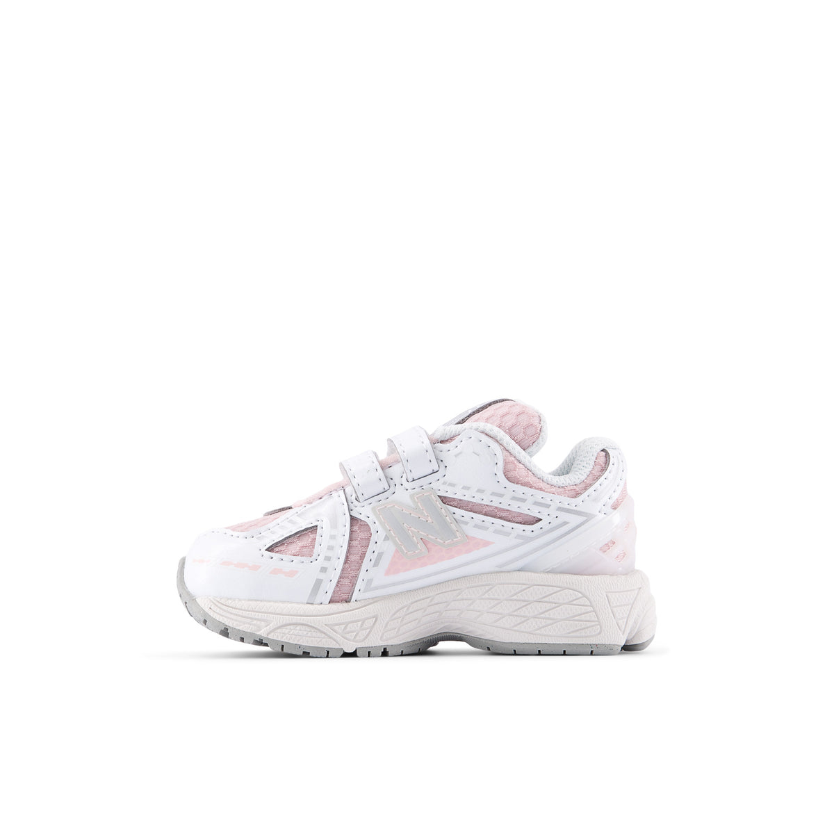 Sneakers New Balance 1906 Hook & Loop Bébé blanc et rose – vue 2
