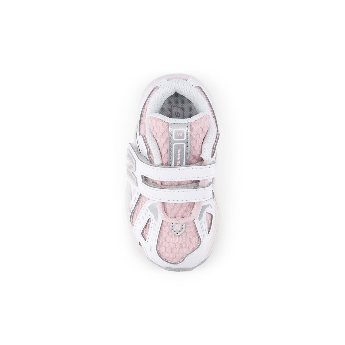Sneakers New Balance 1906 Hook & Loop Bébé blanc et rose – vue 4