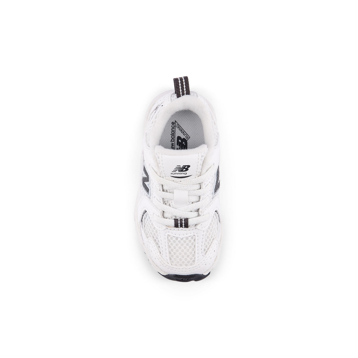 Sneakers New Balance 530 Bungee Bébé blanc et noir – vue 4