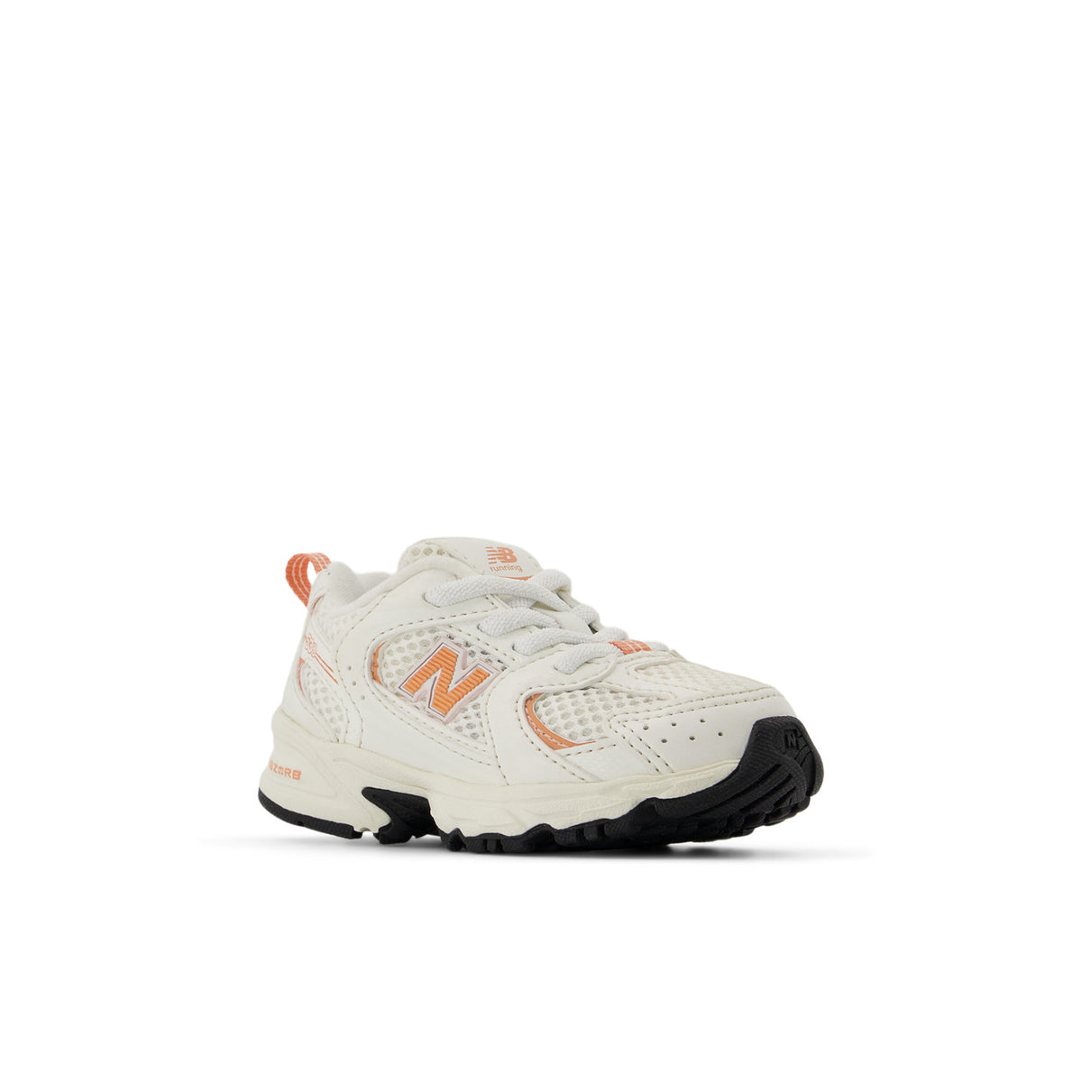Sneakers New Balance 530 Bungee Bébé écru et rose – vue 3