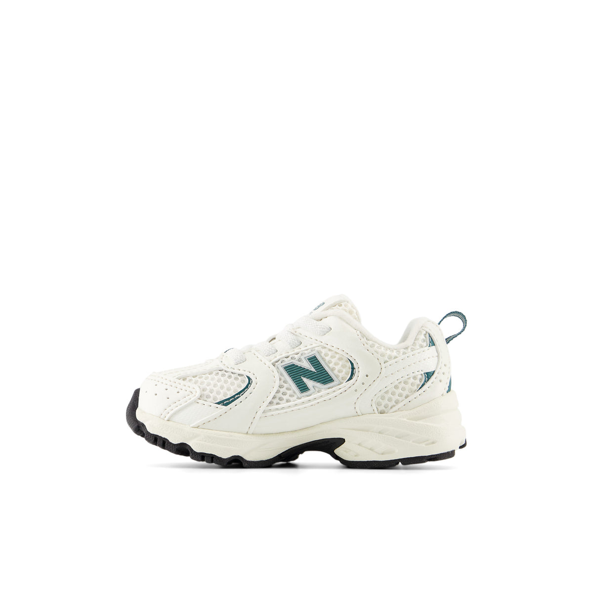 Sneakers New Balance 530 Bungee Bébé écru et vert – vue 2