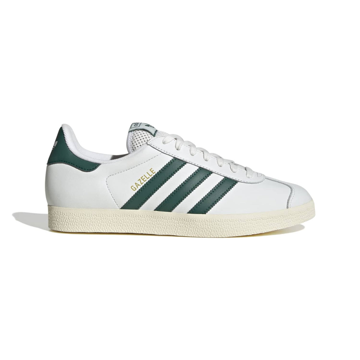 Sneakers Adidas Gazelle blanc et vert – vue 1
