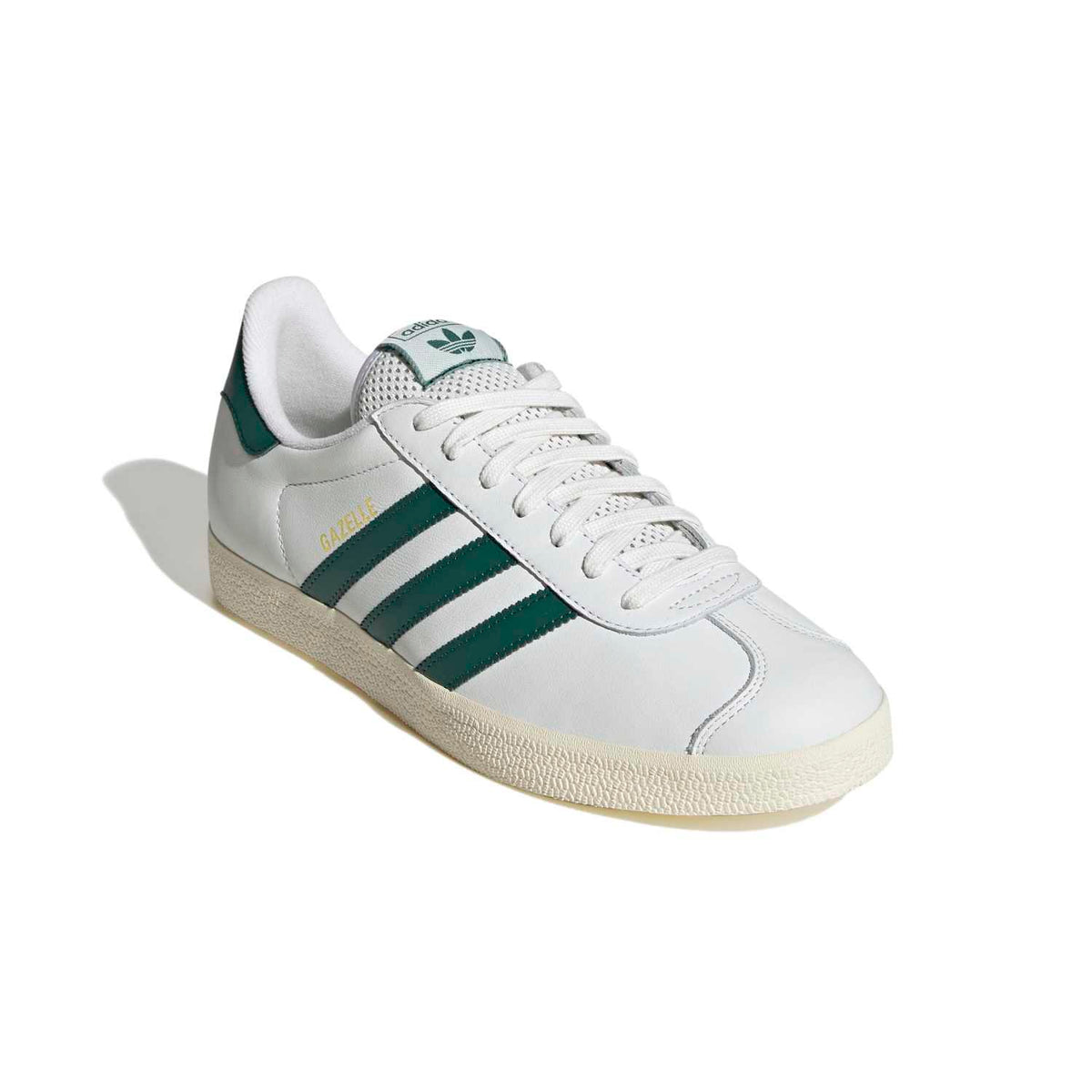 Sneakers Adidas Gazelle blanc et vert – vue 3