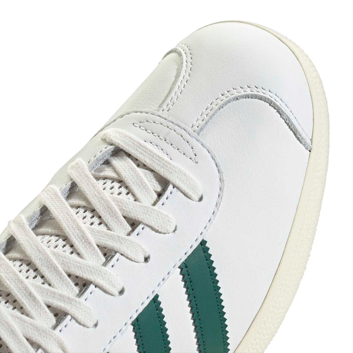 Sneakers Adidas Gazelle blanc et vert – vue 5