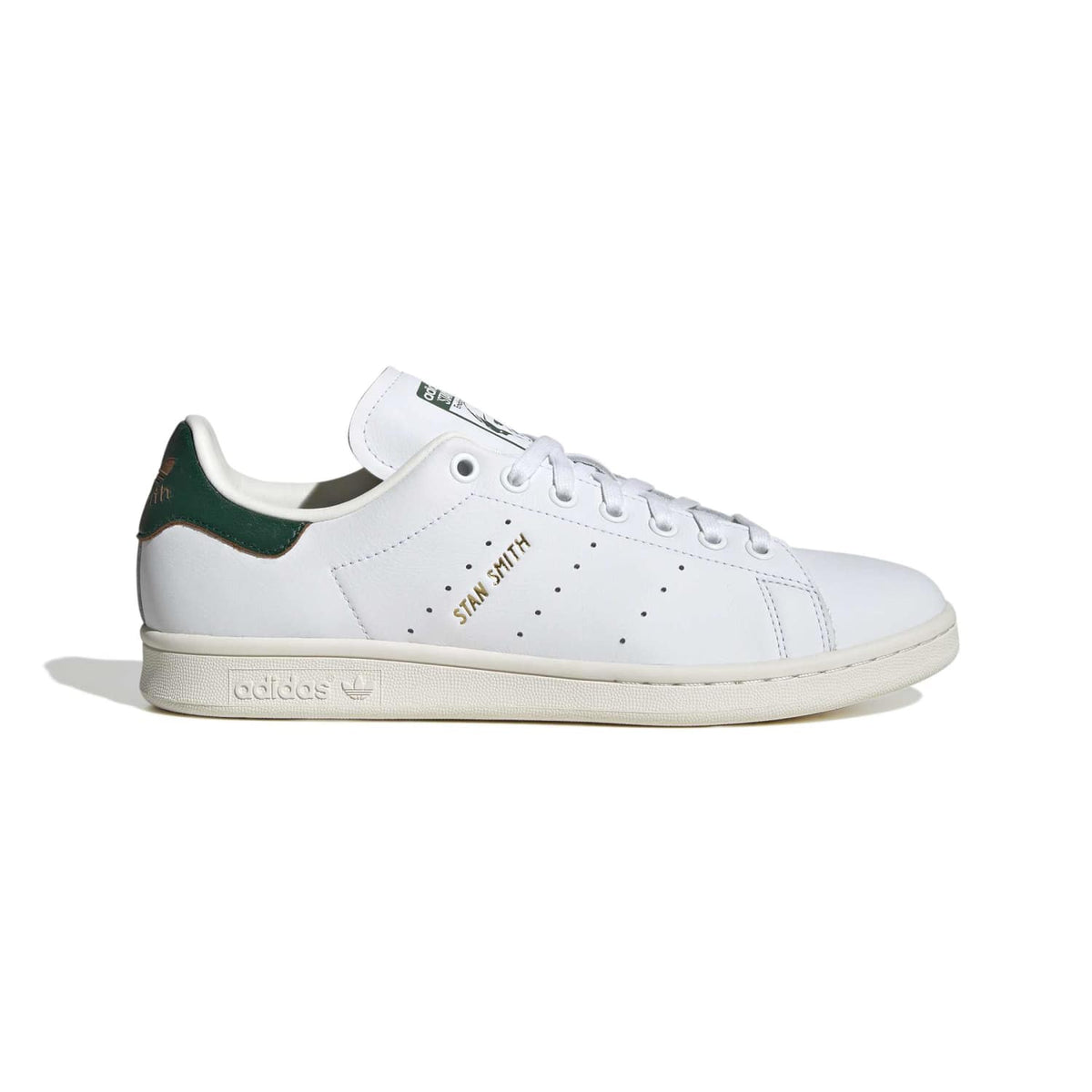 Sneakers Adidas Stan Smith blanc et vert – vue 1