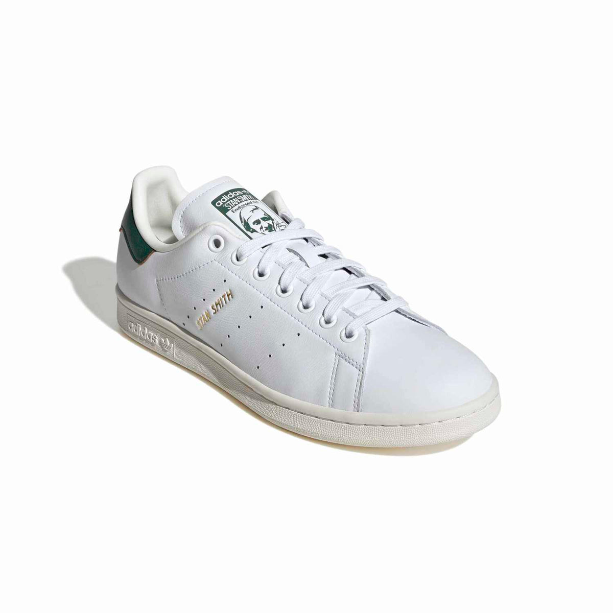Sneakers Adidas Stan Smith blanc et vert – vue 3