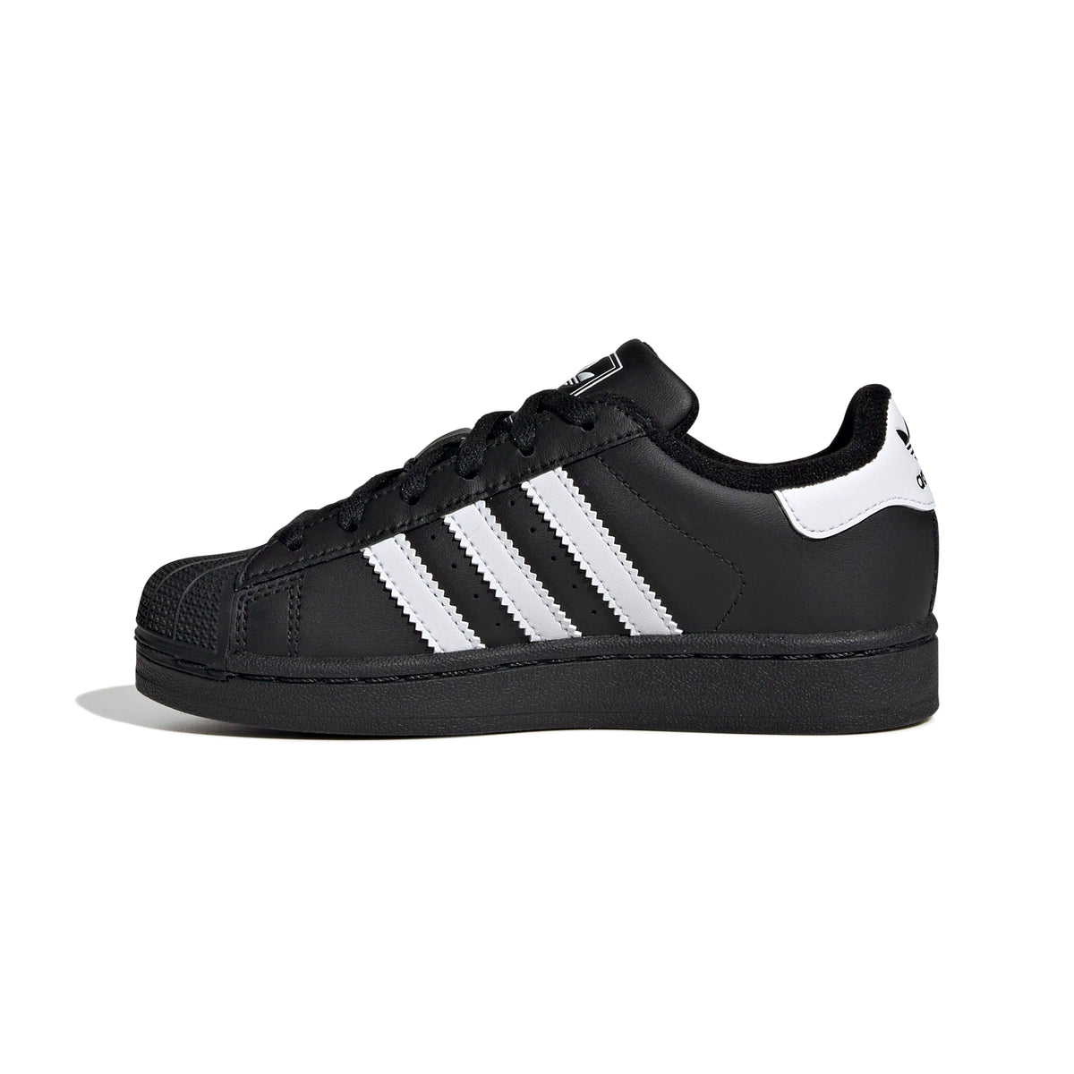 Sneakers Adidas Superstar II Enfant noir et blanc – vue 2