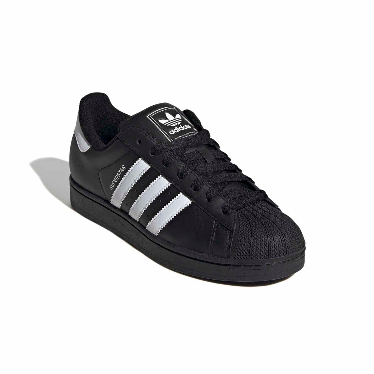 Sneakers Adidas Superstar II noir et blanc – vue 3