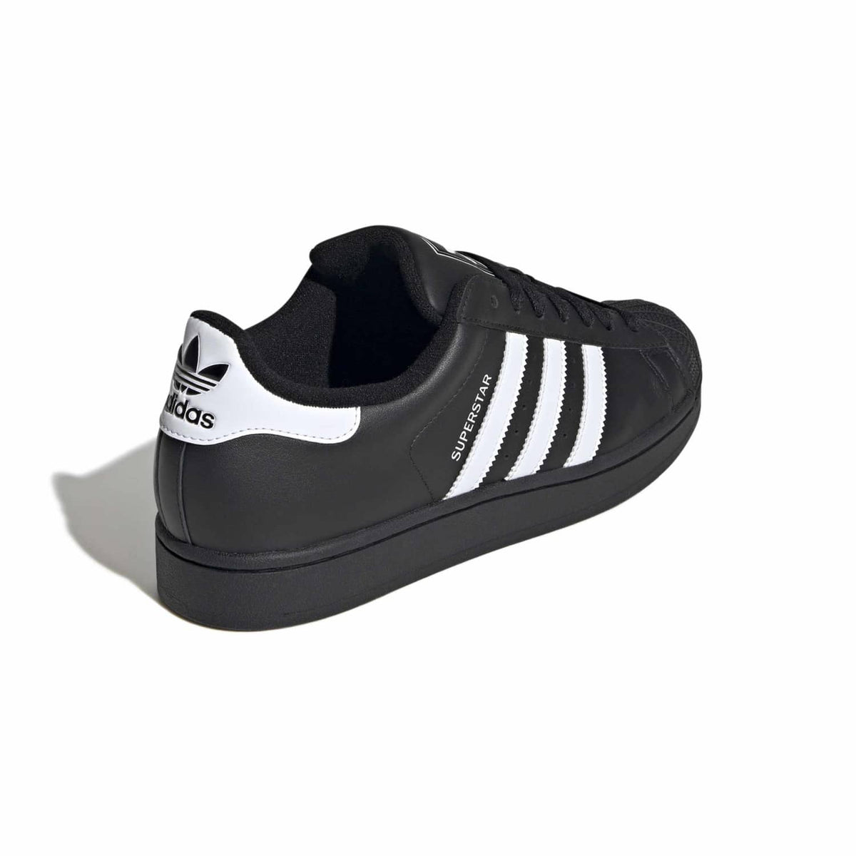 Sneakers Adidas Superstar II noir et blanc – vue 4