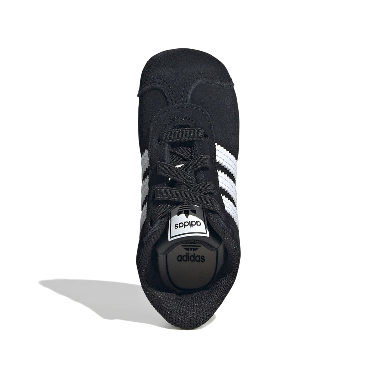 Sneakers Adidas Gazelle Crib Bébé noir et blanc – vue 6