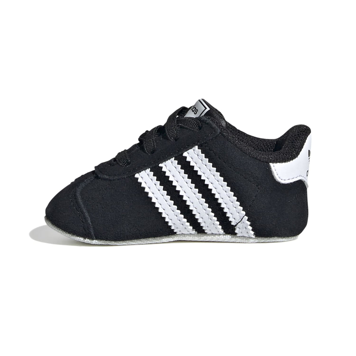 Sneakers Adidas Gazelle Crib Bébé noir et blanc – vue 2