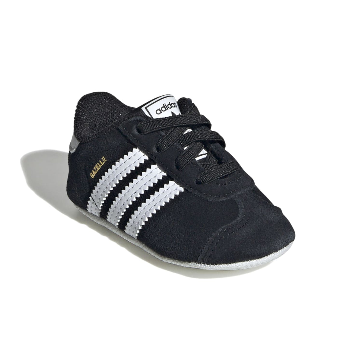 Sneakers Adidas Gazelle Crib Bébé noir et blanc – vue 4